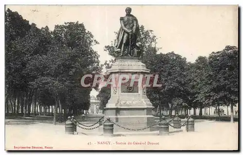 Ansichtskarte AK Nancy Statue du General Drouot Imprimeries Reunies Nancy