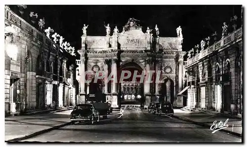 Ansichtskarte AK L Arc de Triomphe illumine Nancy