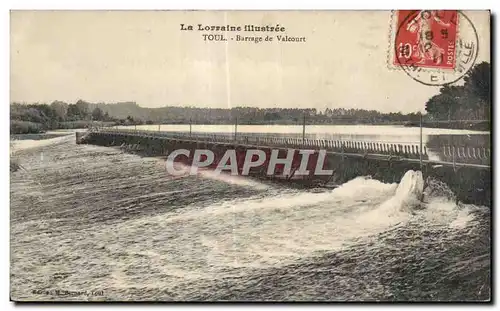 Cartes postales La Lorraine illustree toul barrage de valcourt