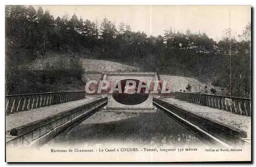 Ansichtskarte AK environs de Chaumont Le Canal a Coudes Tunnel longueur 350 metres
