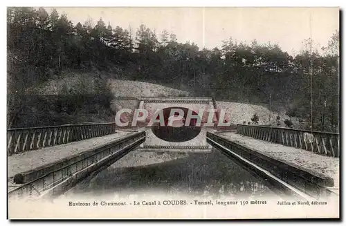 Cartes postales environs de Chaumont Le Canal a Coudes Tunnel longueur 350 metres