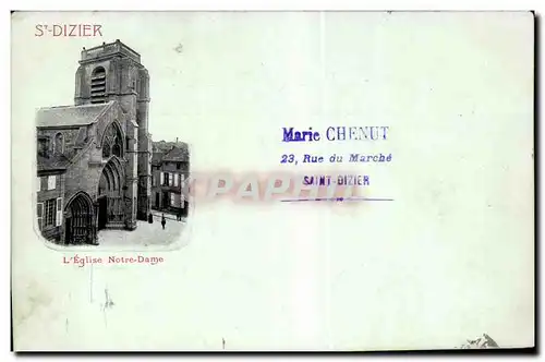 Cartes postales St Dizier Eglise Notre Dame