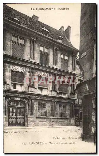 Cartes postales Langres Maison Renaissance