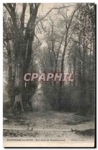 Ansichtskarte AK Bourbonne Les Bains Une Allee de Montmorency