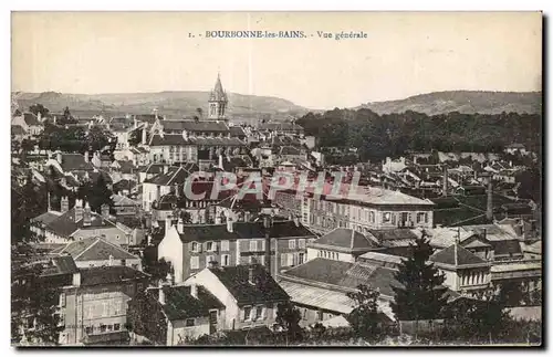 Cartes postales Bourbonne Les Bains Vue generale