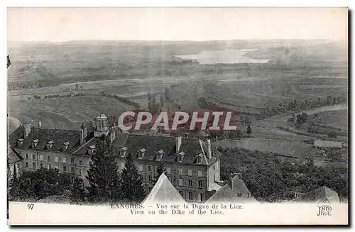 Ansichtskarte AK Langres Vue sur la Digue de la Liez View on the Dike of the Liez