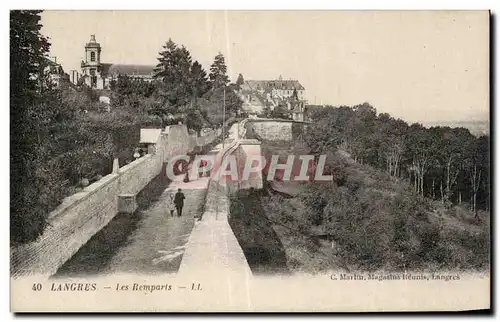 Cartes postales Langres Les Remparts