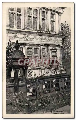 Cartes postales Langres Maison Renaissance d apres un dessin J Weismann