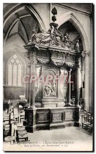 Ansichtskarte AK Chaumont L Eglise Saint Jean Baptiste Banc d oeuvre par bouchardon