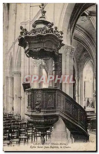 Cartes postales Chaumont (Haute Marne) Eglise saint Jean Bapliste la Chaire