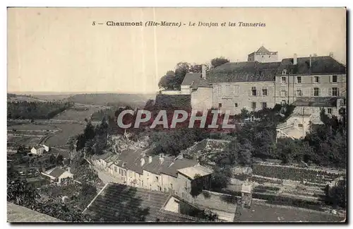 Ansichtskarte AK Chaumont (Hte Marne) Le Donjon et les Tanneries