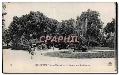 Cartes postales Chaumont (Hte Marne) Le Square du Boulingrin
