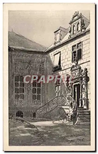 Cartes postales Langres Hotel de Breull de Saint germain d aprws J Weismann