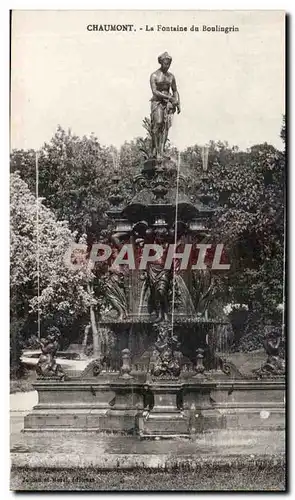 Cartes postales Chaumont La fontaine du boulingrin