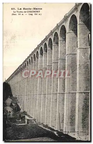 Ansichtskarte AK La Haute Marne Le Viaduc de Chaumont