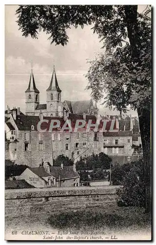 Ansichtskarte AK Chaumont Eglise Saint lean Bapliste Saint John The Baplist s Church