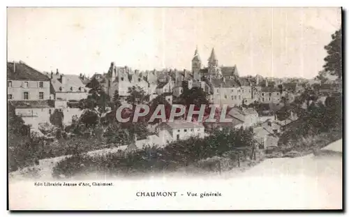 Cartes postales Chaumont Vue generale