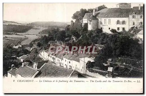 Cartes postales Chamount Le Chateau et le faubourg des Tanneries The Castle and the Tanneries Fo Boo