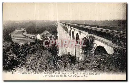 Ansichtskarte AK Chamount Le Viaduc et la Vallee Saint Roch The Viaduct und the St Roch Valley