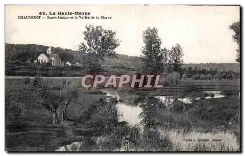 Cartes postales La Hante Marne Chaumont Saint Aignan et la Vallee de la Marne