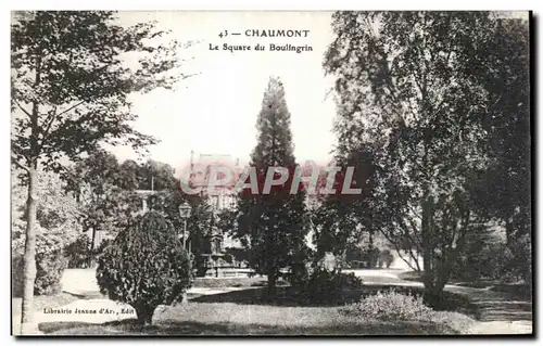 Cartes postales Chaumont Le Square du Boulingrin