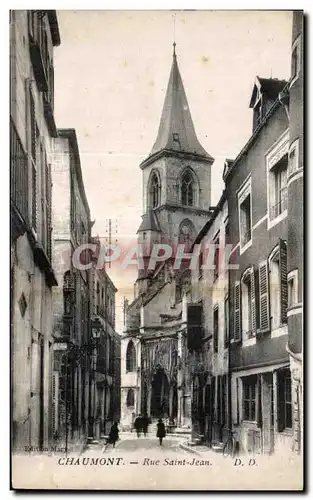 Cartes postales Chaumont Rue Saint Jean