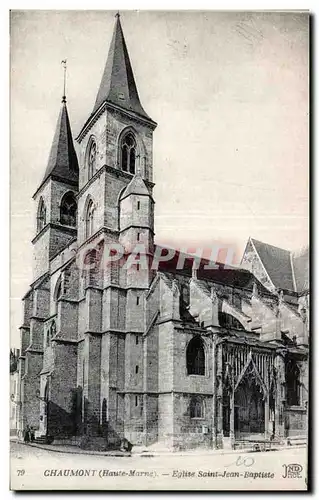 Cartes postales Chaumont Eglise Saint Jean Baptiste