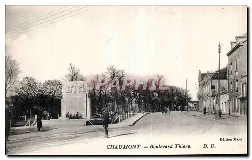 Cartes postales Chaumont Boulevard Thiers