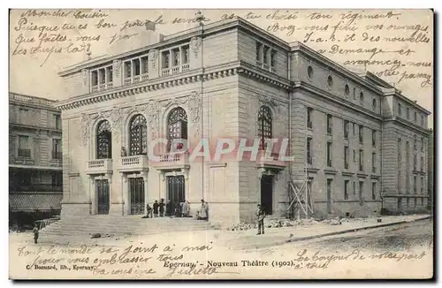 Cartes postales Epernay nouveau Theatre