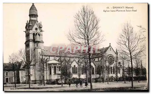 Ansichtskarte AK Epernay Eglise St Pierre et Saint Paul