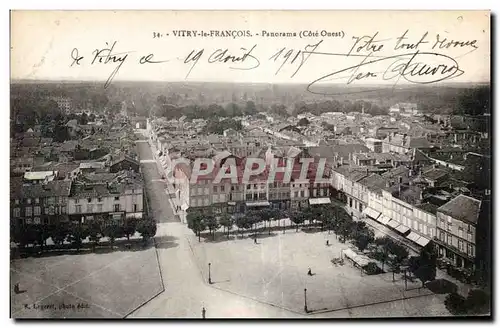 Cartes postales Vitry le Francois Panorama