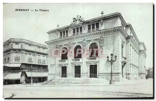 Cartes postales Epernay Le theatre