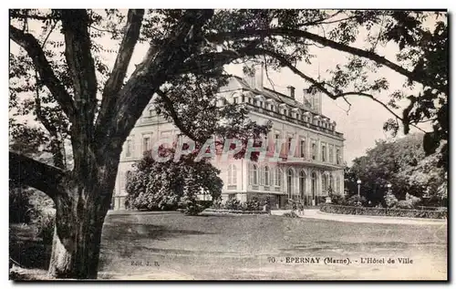 Cartes postales Epernay L hotel de ville