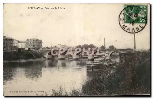 Cartes postales Epernay Pont sur la Marne