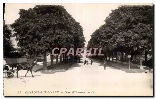 Cartes postales Chalons sur Marne Cours d Ormesson