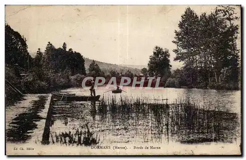 Cartes postales Dormans Bords de Marne