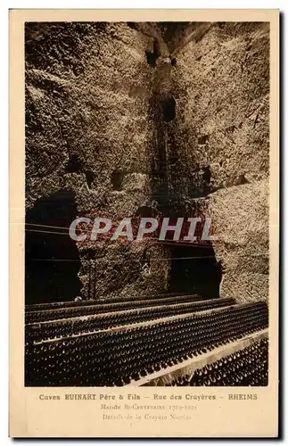 Cartes postales Reims Caves Ruinart Peres et fils Rue des Crayeres