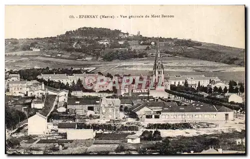 Cartes postales Epernay Vue generale du Mont Bernon