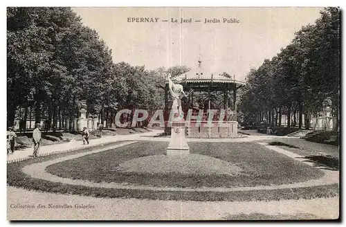 Cartes postales Epernay Le Jard Jardin public