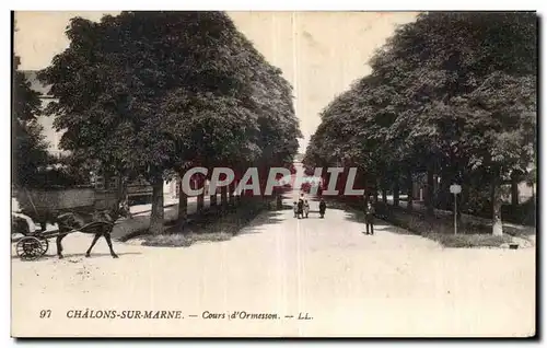 Cartes postales Chalons sur Marne Cours d ormesson