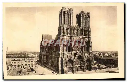 Cartes postales Reims la cathedrale