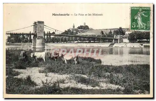 Cartes postales Montmerle Le pont et les Minimes