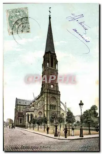 Cartes postales Reims Eglise St Andre