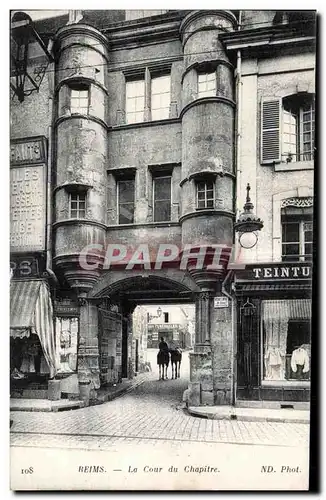 Ansichtskarte AK Reims La cour du chapitre