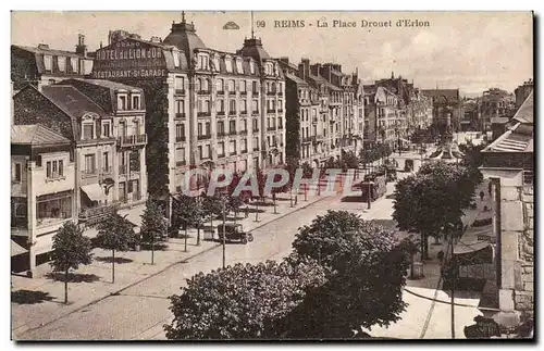 Cartes postales Reims la place drouet d Erlon