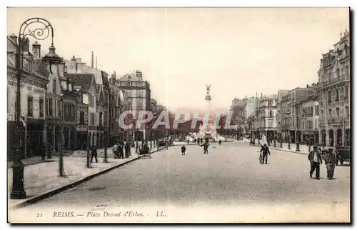 Cartes postales Reims place drouet d Erlon