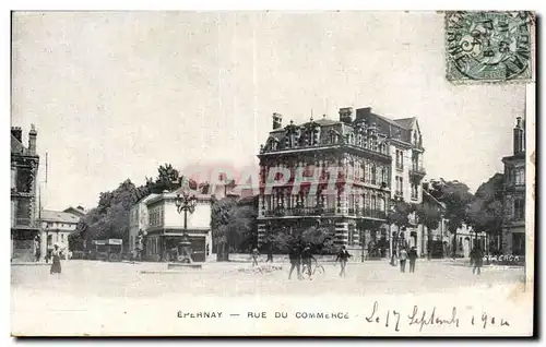 Cartes postalesL Epernay rue du commerce