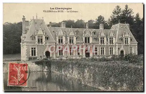 Cartes postales La champagne villers aux bois le chateau