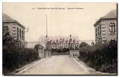 Cartes postales Chalons sur marne quartier corbineau