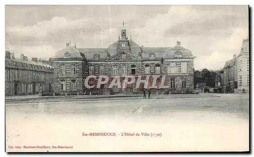 Cartes postales Ste menehould l"hotel ville